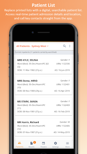 Android application St John of God Health Care Doc screenshort