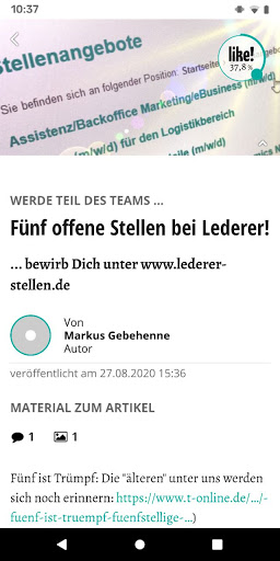 Lederer App „Good2Know“ Screen 3