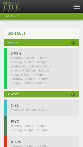 Quality Life Fitness Screen 3