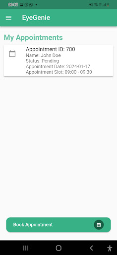 Android application EyeGenie screenshort