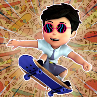 Subway Vir The Robot Boy Skateboard - Endless Rush
