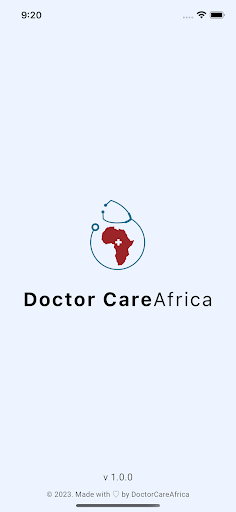 Android application Doctor Care Africa screenshort