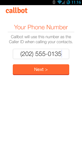 Callbot - Automated Calling Screen 2