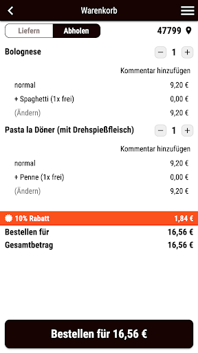 Devi Döner & Pizza Screen 2