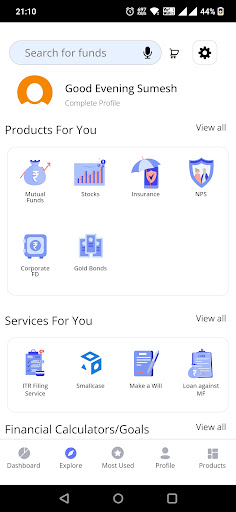 Android application WIZGROW screenshort