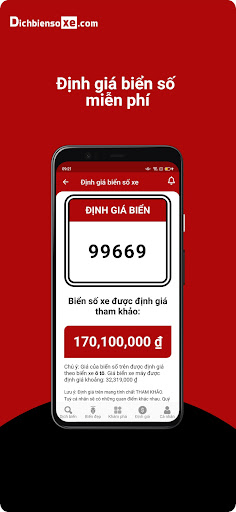 Định giá và Dịch biển số xe Screen 3