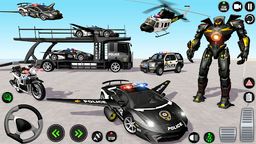 Police Helicopter Car Games screenshot 5