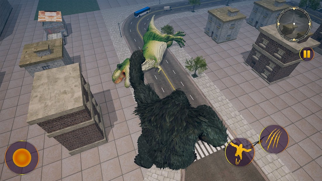 Captura de Pantalla 5 Dinosaurio Kong Rampage Juego android