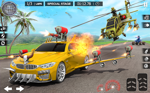 Rage Road : Car Shooting Games