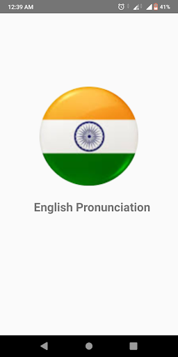 Android application English Pronunciation screenshort