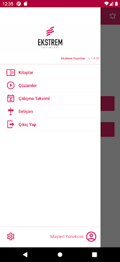 Android application Ekstrem Yayınları screenshort