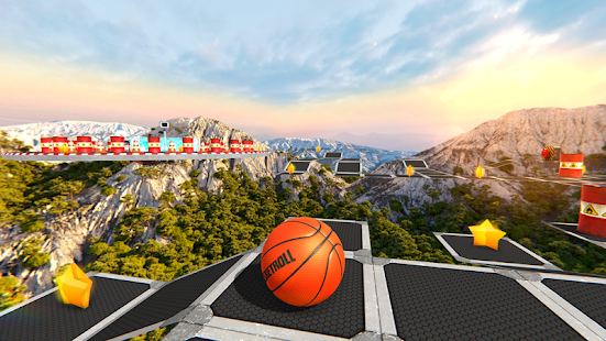 BasketRoll: Rolling Ball Game Screenshot