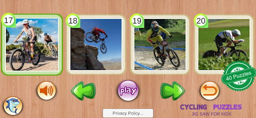 Cycling Puzzle & jig Saw Screen 3