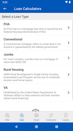Screenshot of Element Mortgage