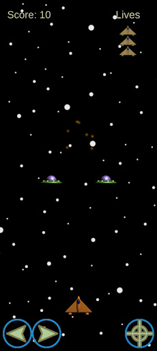 Android application Star Invasion screenshort