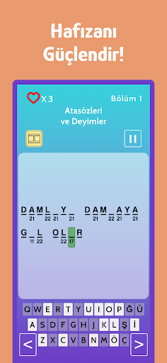 Android application Şifreli Bulmaca Lügaz screenshort