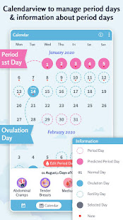 Period Tracker: Ovulation Calendar & Fertile Days 1.12 APK screenshots 5
