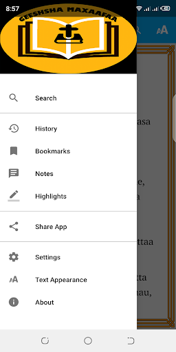 Wolaytta Holy Bible - Geeshsha Screen 2