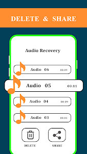 Deleted Audio Recovery Restore
