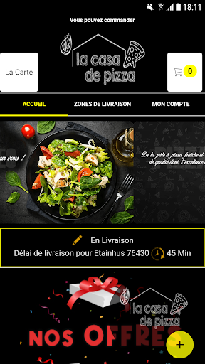 La Casa de Pizza Screen 2