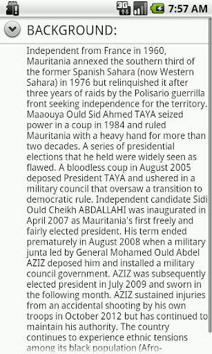 Mauritania Facts Screen 2