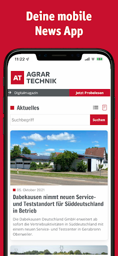 Android application AGRARTECHNIK News screenshort