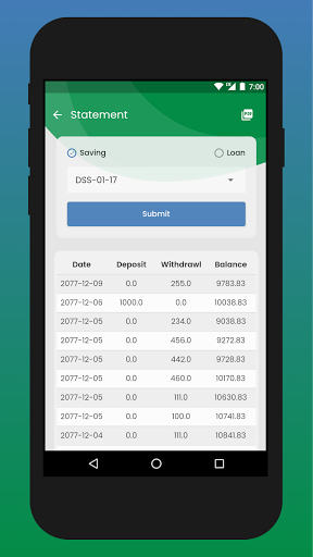 Sunrise Smart Mobile Banking Screen 3