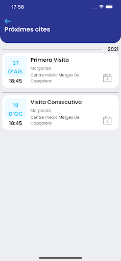 Android application Andorra Salut screenshort
