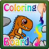 Coloring Board Dinosaurus HD icon