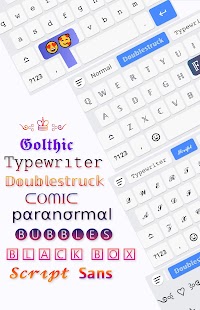 Fonts Aa - Keyboard Fonts Art Screenshot