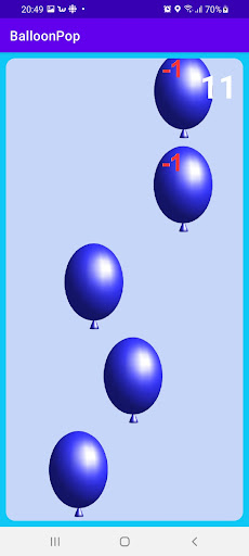 Android application Balloon Pop screenshort