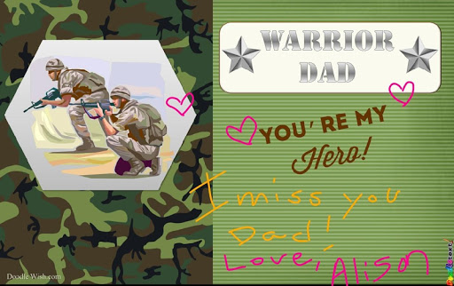 Best Dad Cards for Doodle Text