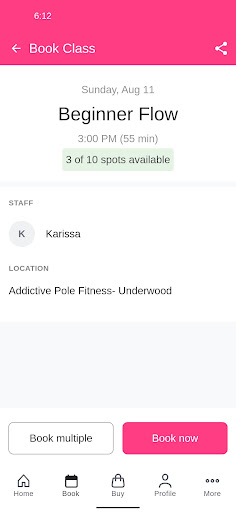 Addictive Pole Fitness Screen 3