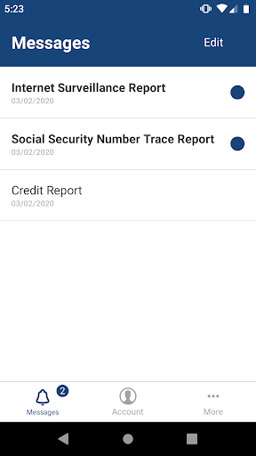 Securus ID Screen 3