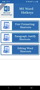 MS word shortcut keys