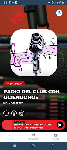 Radio Del Club Conociendonos Screen 2
