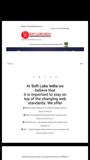 Screenshot of Website to PDF Converter