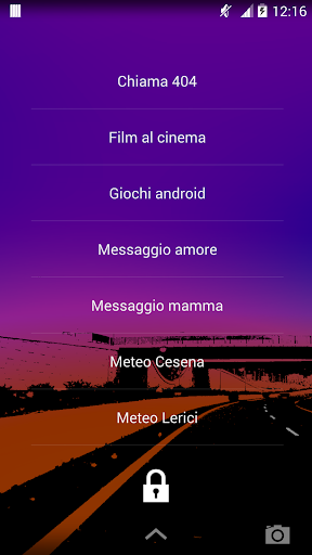 Commands Launcher Screen 2