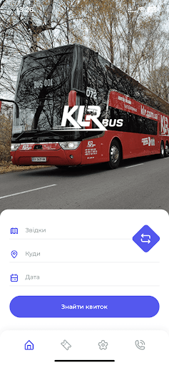 Android application KLR Bus - Tickets to Europe screenshort