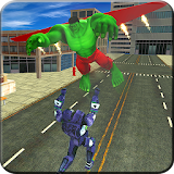 Flying Incredible Monster Hero: Robot City Battle icon
