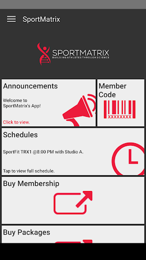 SportMatrix Screen 2