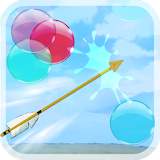 bow and arrow bubble game icon