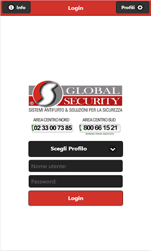 Android application Global Security screenshort