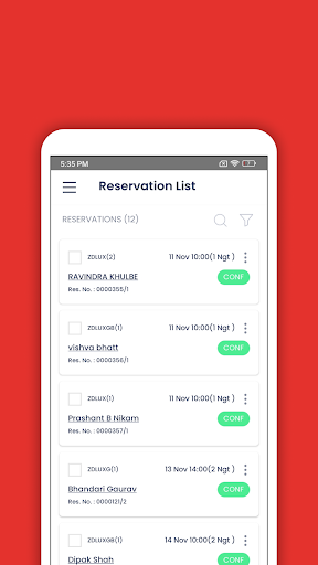 Android application InnkeyApp screenshort