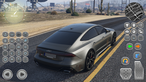 RS7 Driving Audi Simulator Screen 3