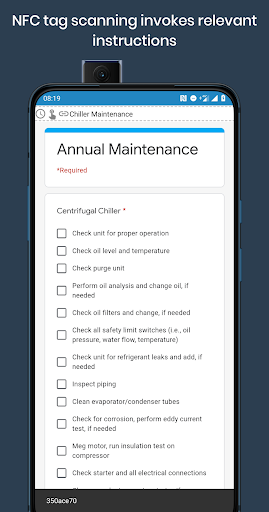 NFC Task List Screen 2