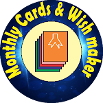 Cover Image of Download Monthly Cards & Wish maker  APK