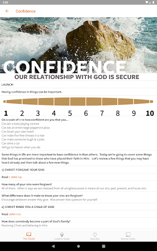 Screenshot of Thrive Studies