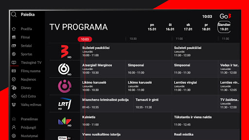 Go3 Lithuania (Android TV) Screen 3
