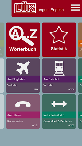 Android application LÜKlangu - English screenshort